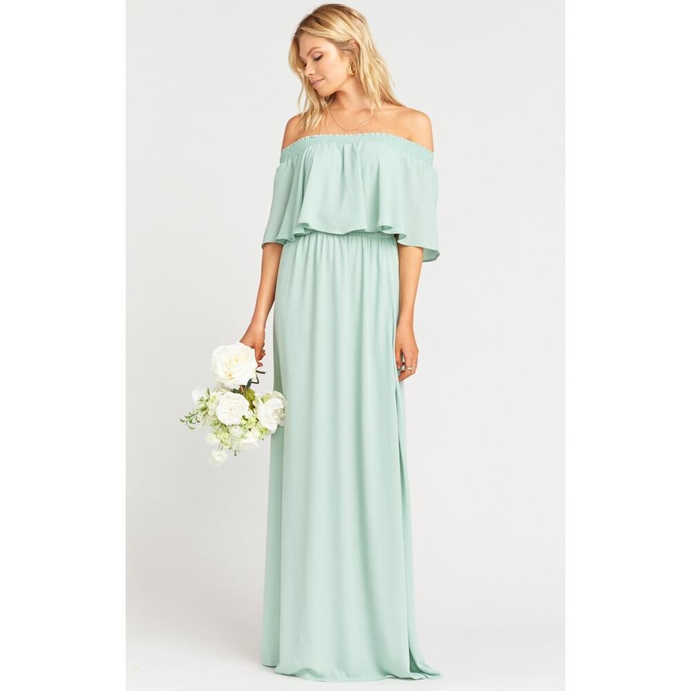 Show Me Your Mumu Hacienda Dress Mint Green XS